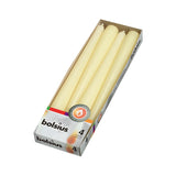 Bolsius Tapered Candles Ivory 24.5cm (Set of 4) | Minimax
