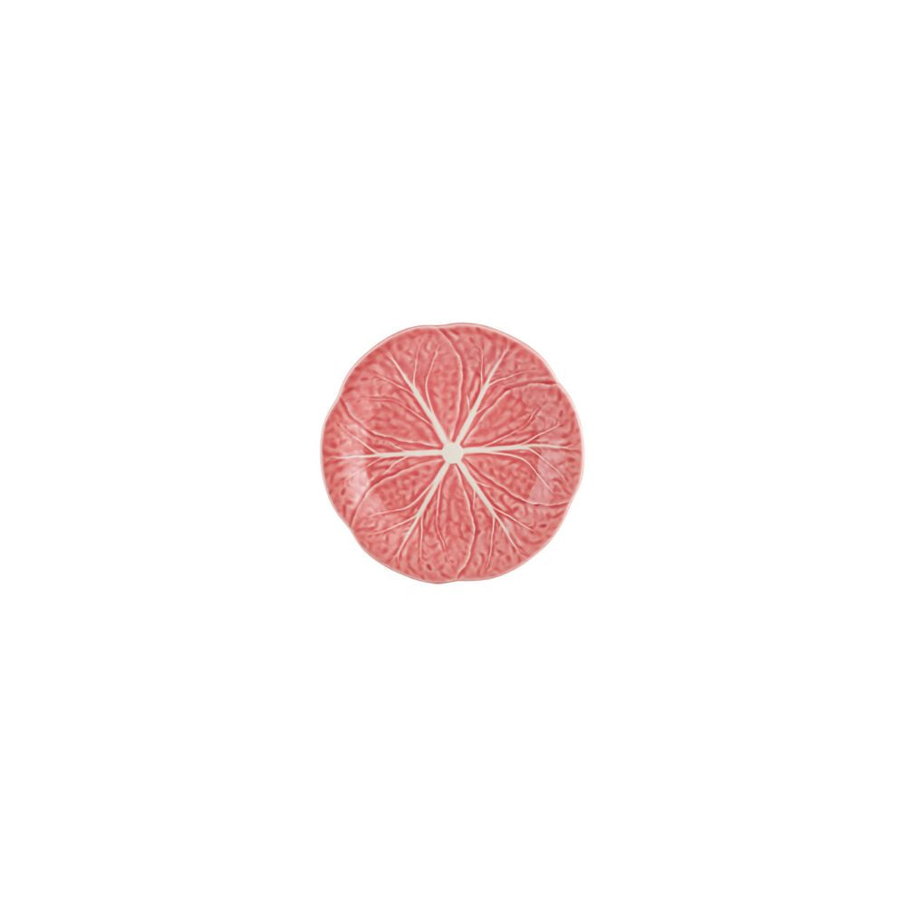 Bordallo Pinheiro Cabbage Fruit Plate Pink 19cm | Minimax