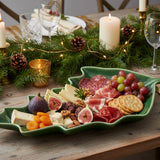 Bordallo Pinheiro Holly Leaf Plate Large 36cm | Minimax