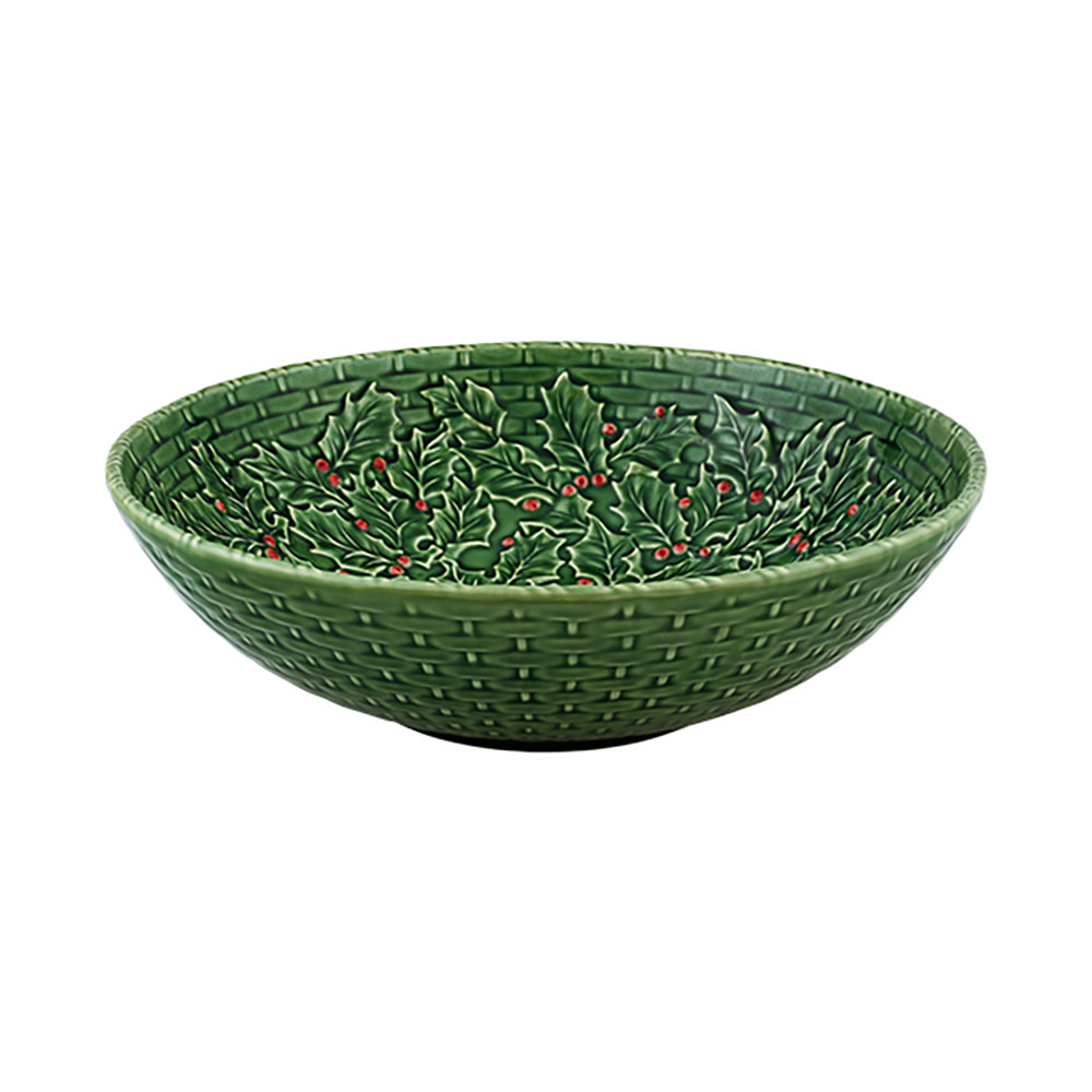 Bordallo Pinheiro Holly Salad Bowl | Minimax