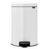 Brabantia NewIcon Pedal Bin White 20L