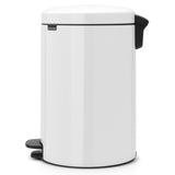 Brabantia NewIcon Pedal Bin White 20L