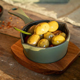 Ironclad Co 10cm Olive Leaf Satin Enamel Junior Twin Set