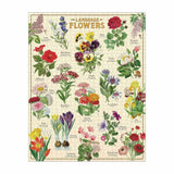 Cavallini & Co Language of Flowers 1000 Pc Vintage Puzzle | Minimax