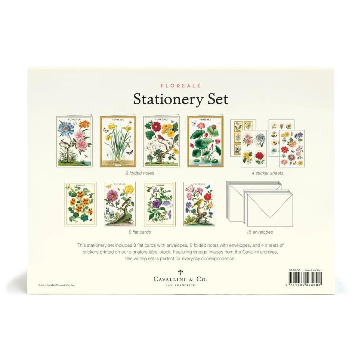 Cavallini & Co Floreale Stationery Set | Minimax