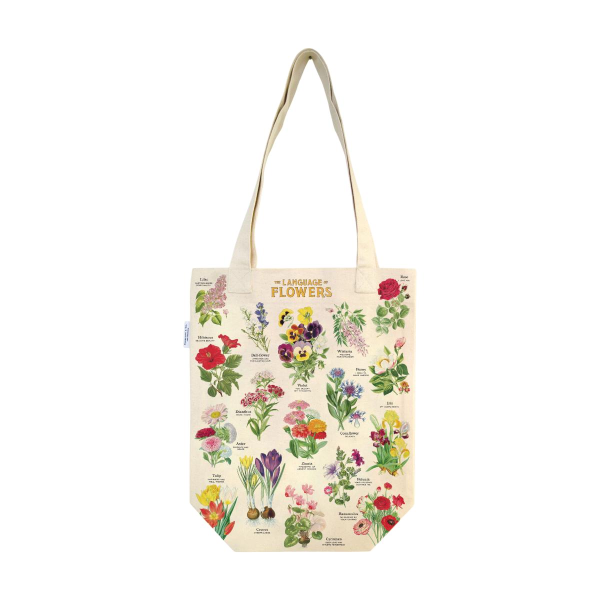 Cavallini & Co Language of Flowers Tote Bag | Minimax