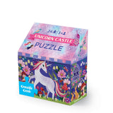 Crocodile Creek Little Building Unicorn Castle Puzzle 24 Piece with colourful unicorn artwork