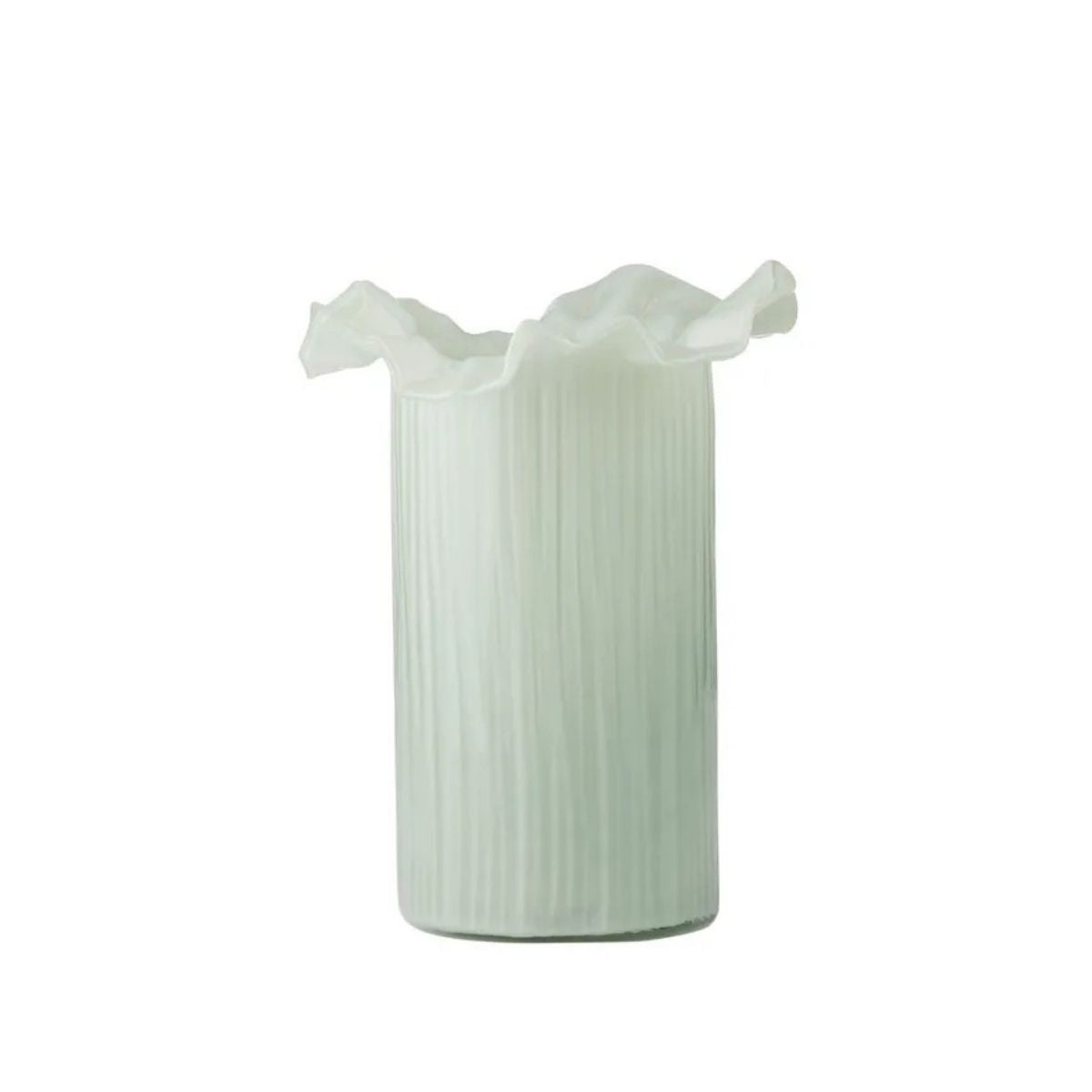 Coast To Coast Home Xanthe Glass Vase Mint 17 x 23cm