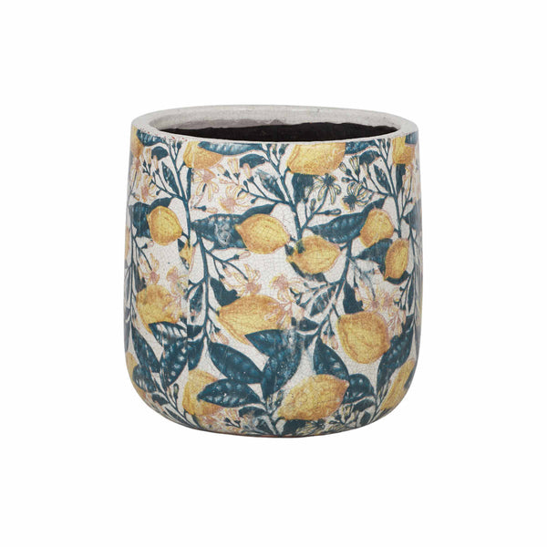 Gala Limones Ceramic Pot 23x23x24cm | Minimax