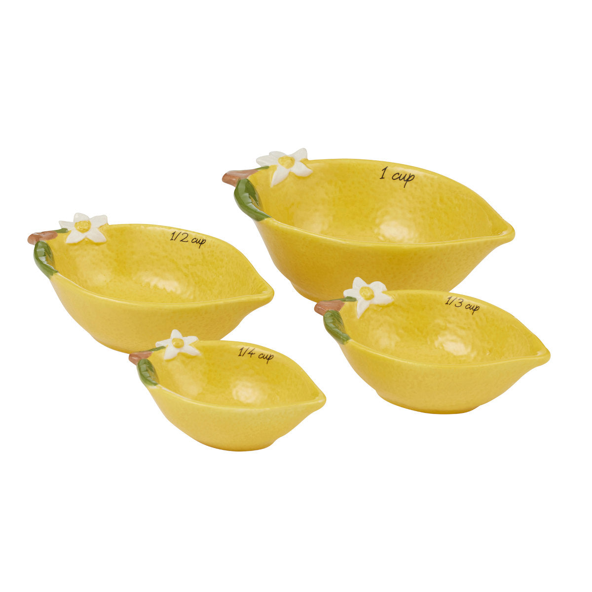 Assemble Limone Ceramic Measuring Cups Set of 4