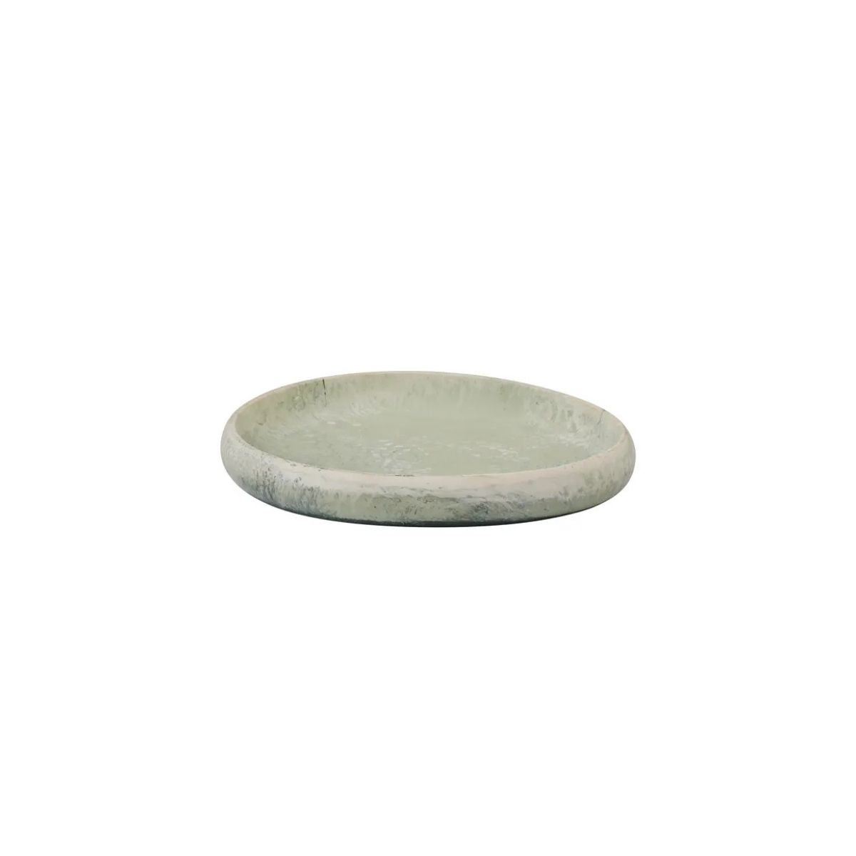 Assemble Wesley Resin Pebble Tray Sage 38 x 32cm