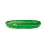 Kip Resin Oval Tray Emerald 15x14cm | Minimax