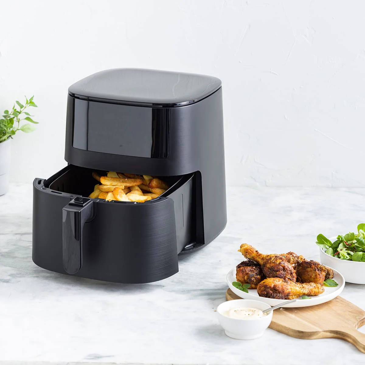 GreenPan Bistro Air Fryer Black 7.2L | Minimax