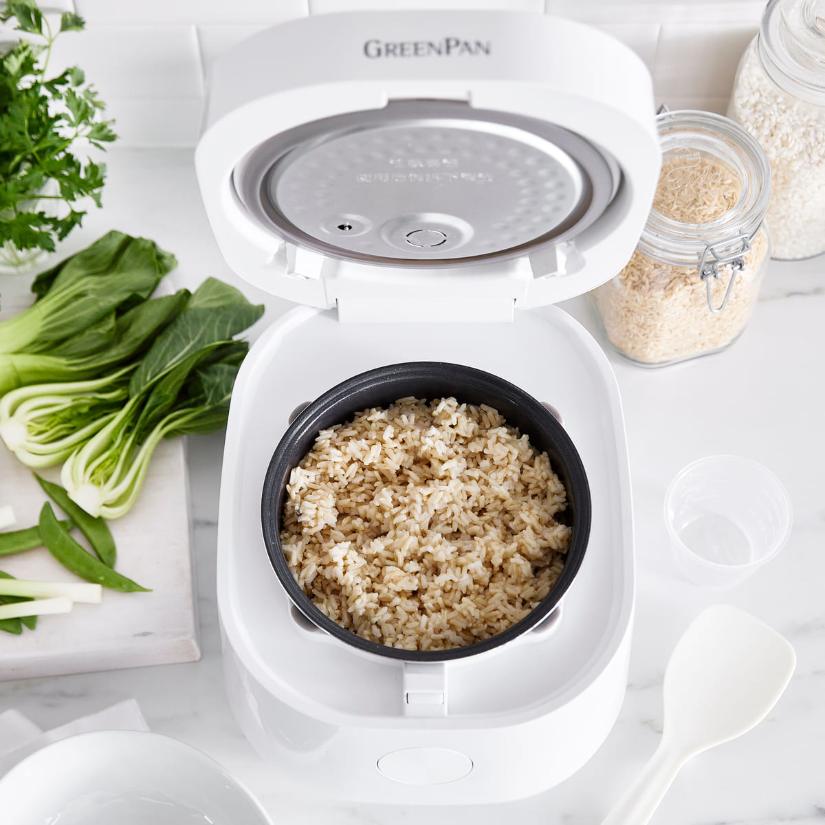 Greenpan Rice Cooker White 2L/8 Cups | Minimax
