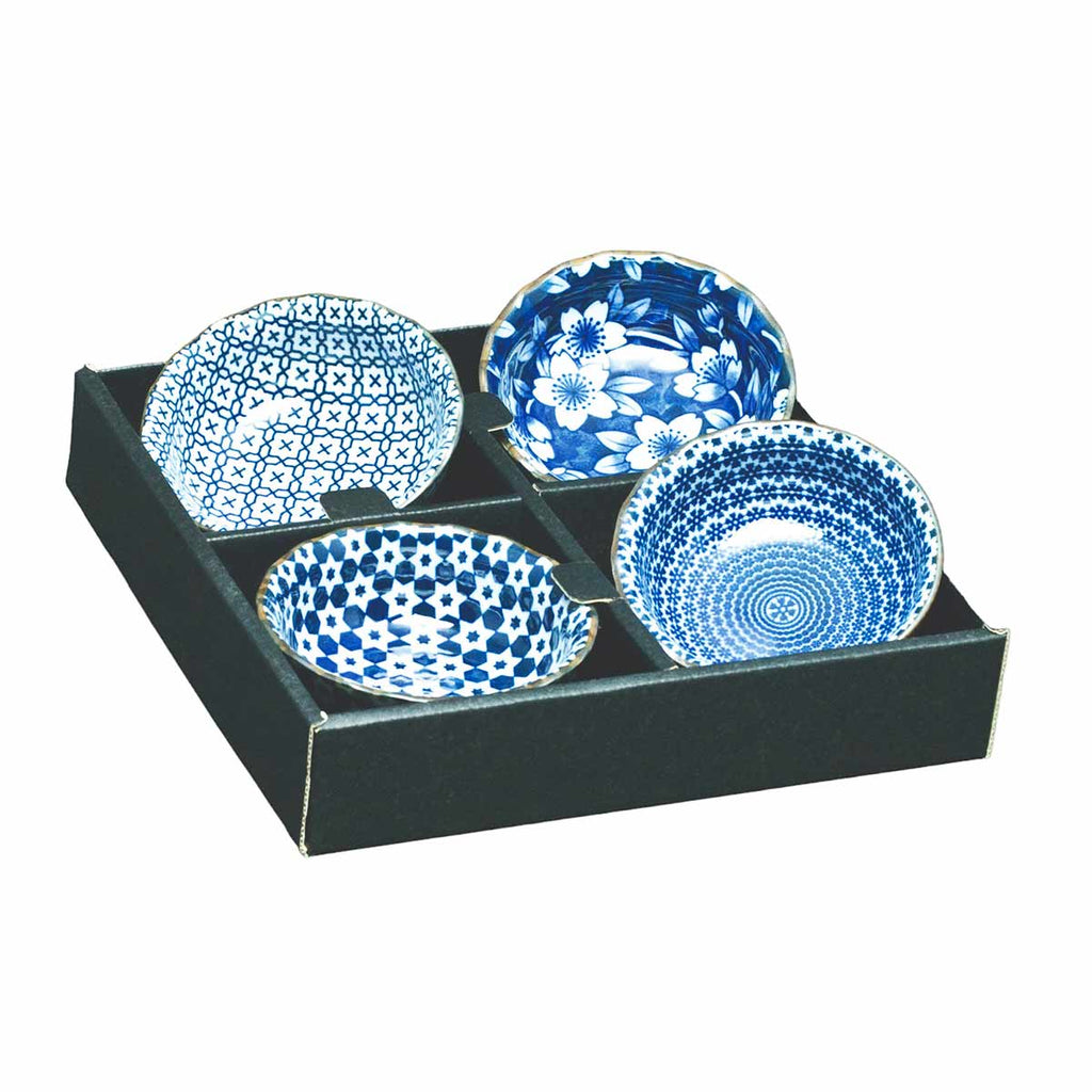 Concept Japan Sometsuke Dish Blue Set of 4 | Minimax