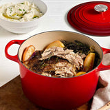 Le Creuset Signature Deep Casserole Cerise 26cm