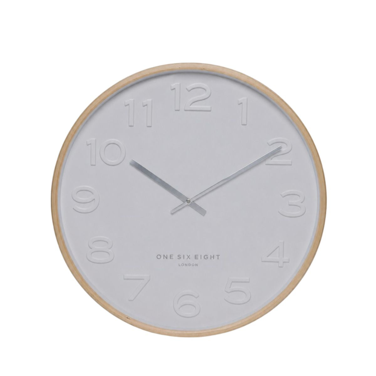 Clock Obsession Bella Wood Clock White 41cm