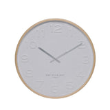 Clock Obsession Bella Wood Clock White 41cm