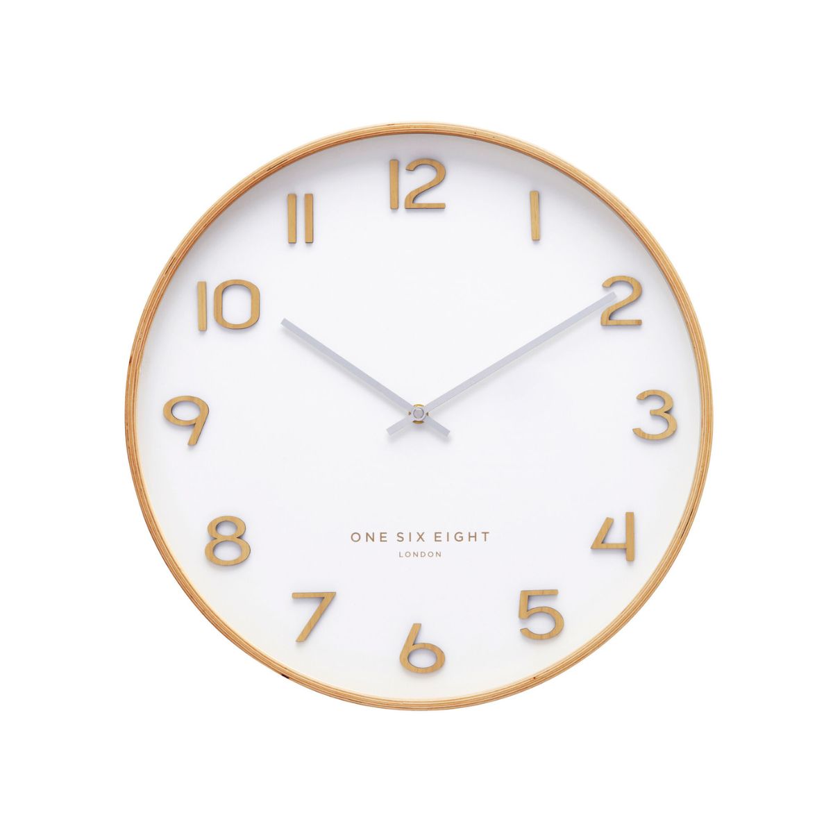 Clock Obsession Wallace Wood Clock White 41cm