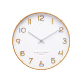 Clock Obsession Wallace Wood Clock White 41cm