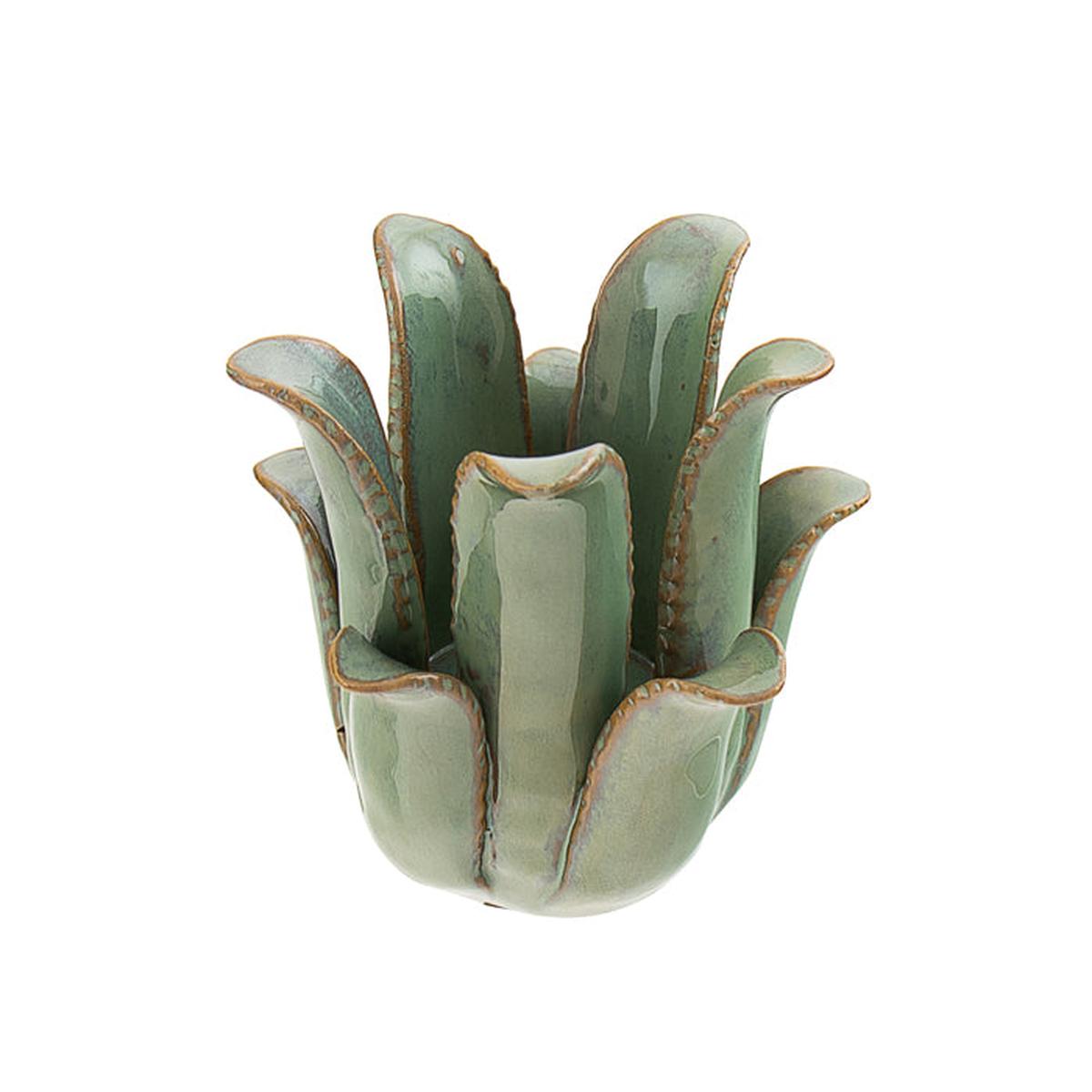 Swing Gifts Ceramic Tea Light Holder Sage 9x1cm Artichoke | Minimax