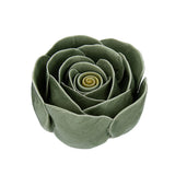 Swing Gifts Ceramic Spring Decorative Flower Rose Sage Yellow 9x6cm | Minimax