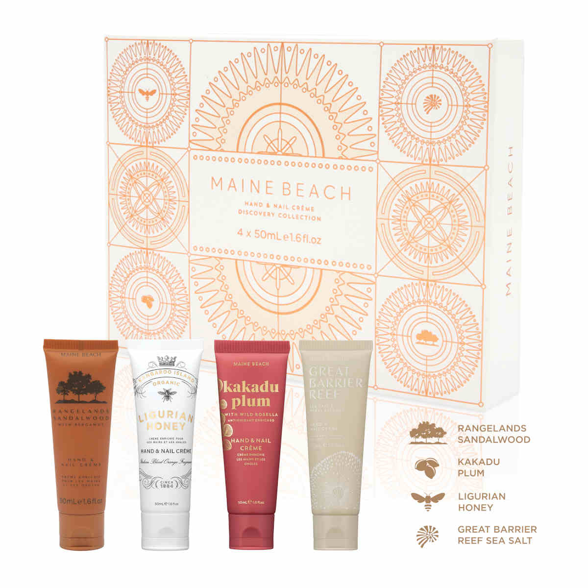 Main Beach Hand & Nail Crème Discovery Collection 4x50ml