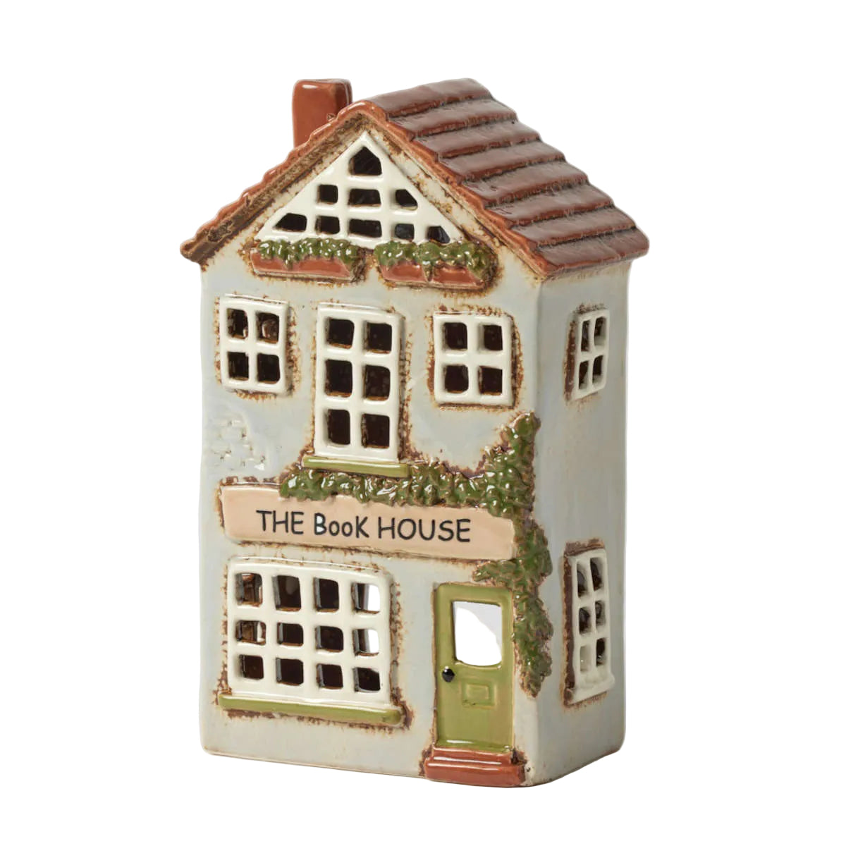 Pilbeam Living Book House Tealight Holder 13 x 8.5 x 21.5cm