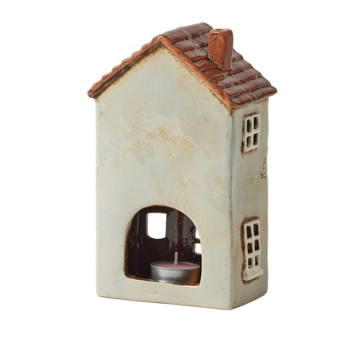 Pilbeam Living Book House Tealight Holder 13 x 8.5 x 21.5cm