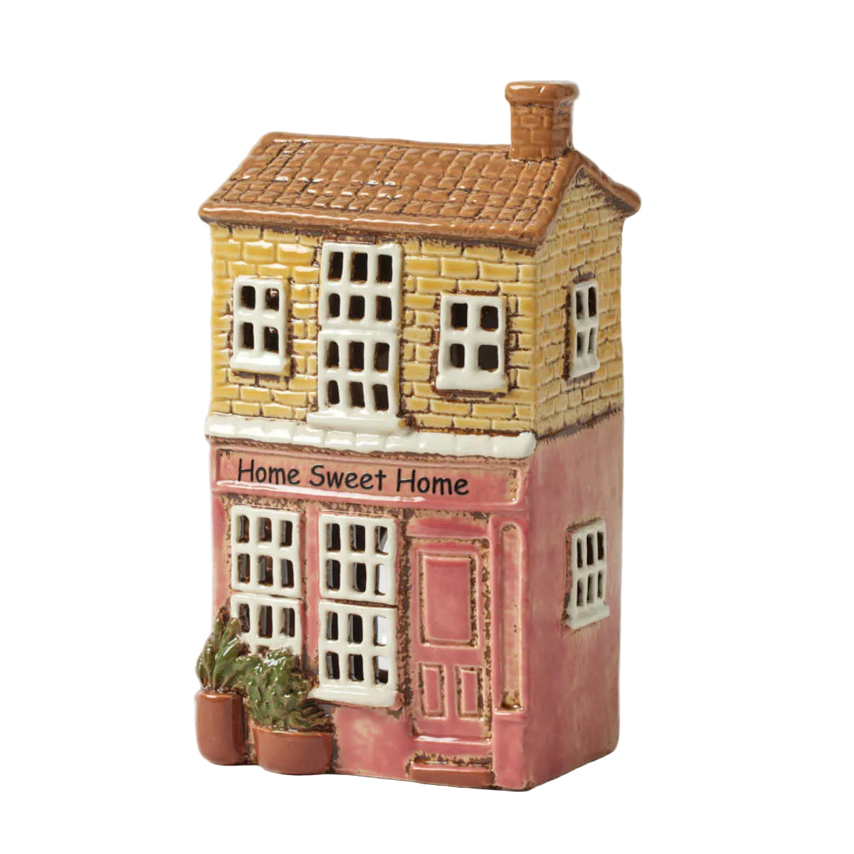 Pilbeam Living Home Sweet Home Tealight Holder 12.5 x 8.5 x 21.5cm