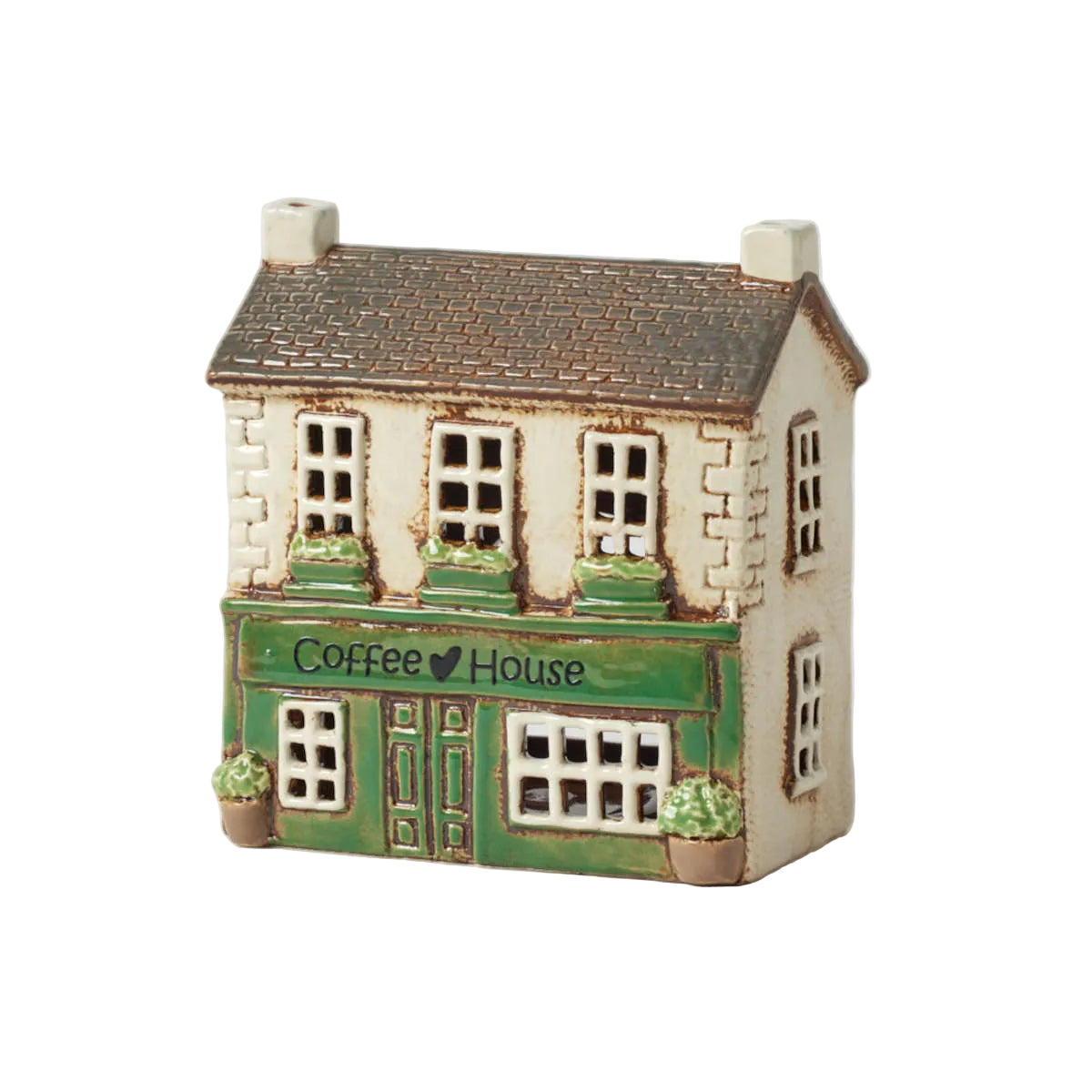 Pilbeam Living Coffee House Tealight Holder 14.5 x 8.5 x 15.5cm