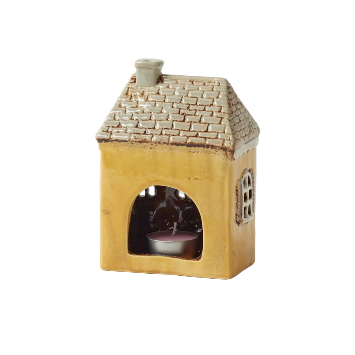 Pilbeam Living Wiltshire House Tealight Holder 11 x 7.5x 15.5cm