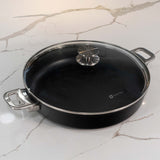 Swiss Diamond CXD Induction Sautuese with Lid 32cm | Minimax - on counter