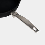 Swiss Diamond CXD Induction Saute Pan with Lid 28cm | Minimax - handle focus