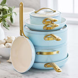 GreenPan x Donna Hay Cookware Blue Set 6 Piece | Minimax