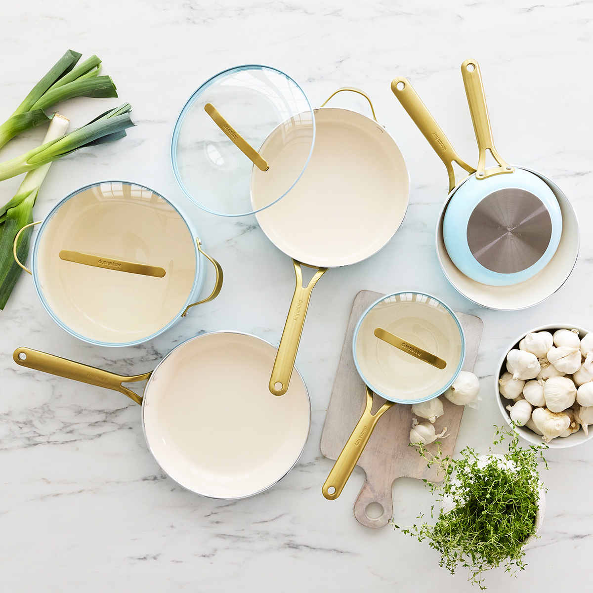 GreenPan x Donna Hay Cookware Blue Set 6 Piece | Minimax