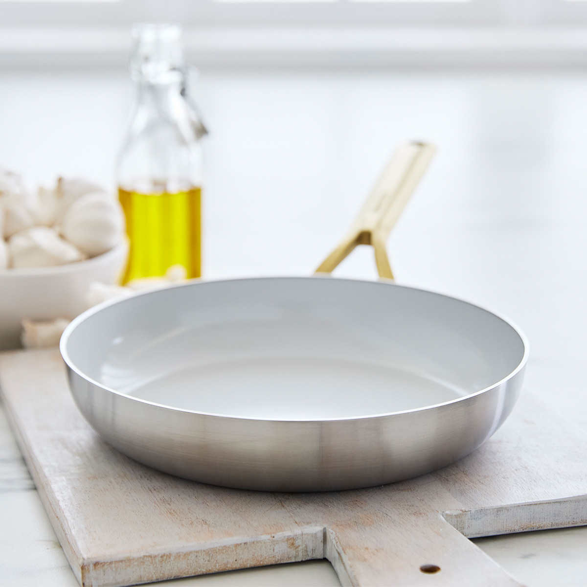 GreenPan x Donna Hay Stainless Steel Frypan 24cm | Minimax