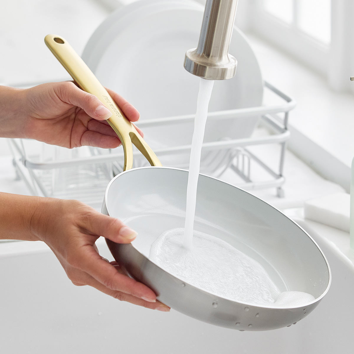 GreenPan x Donna Hay Stainless Steel Frypan 24cm | Minimax