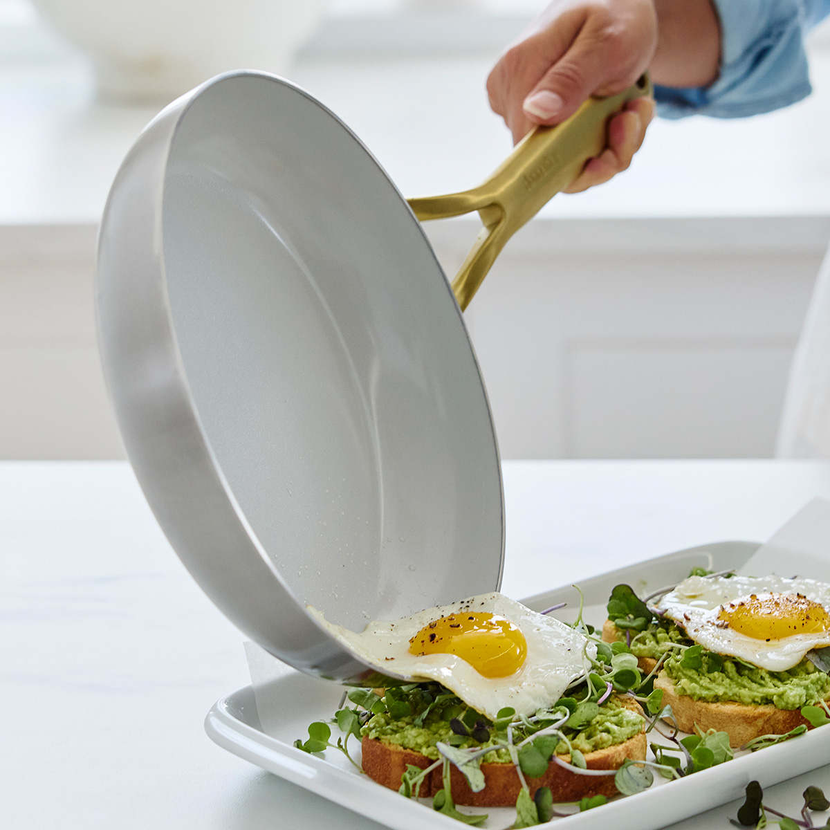 GreenPan x Donna Hay Stainless Steel Frypan 24cm | Minimax