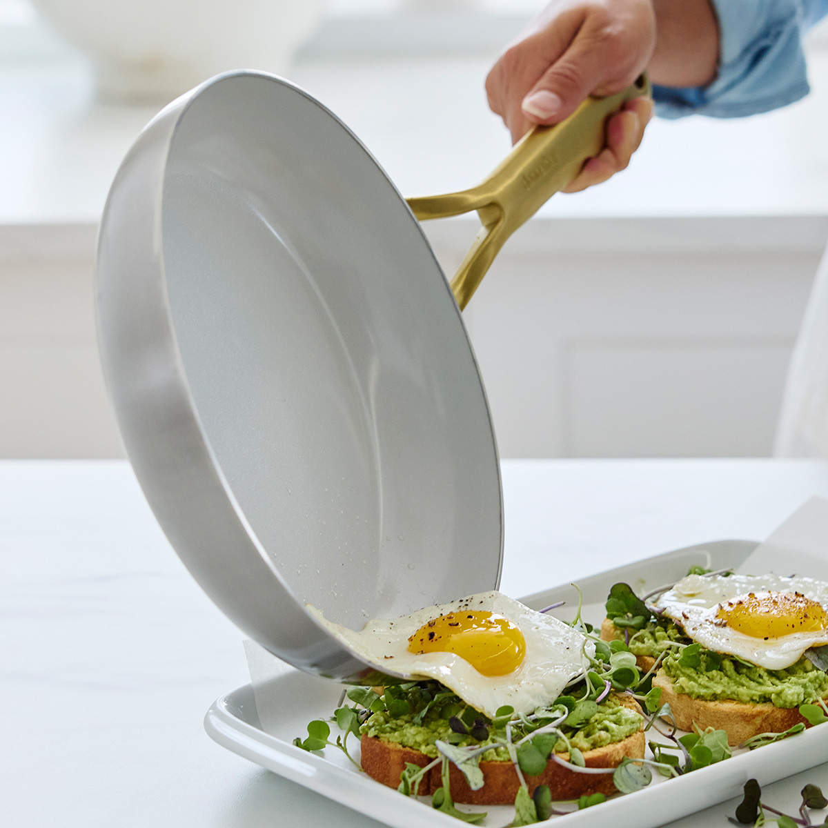 Donna Hay by GreenPan 3-Ply Stainless Steel Frypan, 30CM