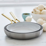 Donna Hay by GreenPan 3-Ply Stainless Steel 2-Piece Frypan Set, 24CM and 28CM