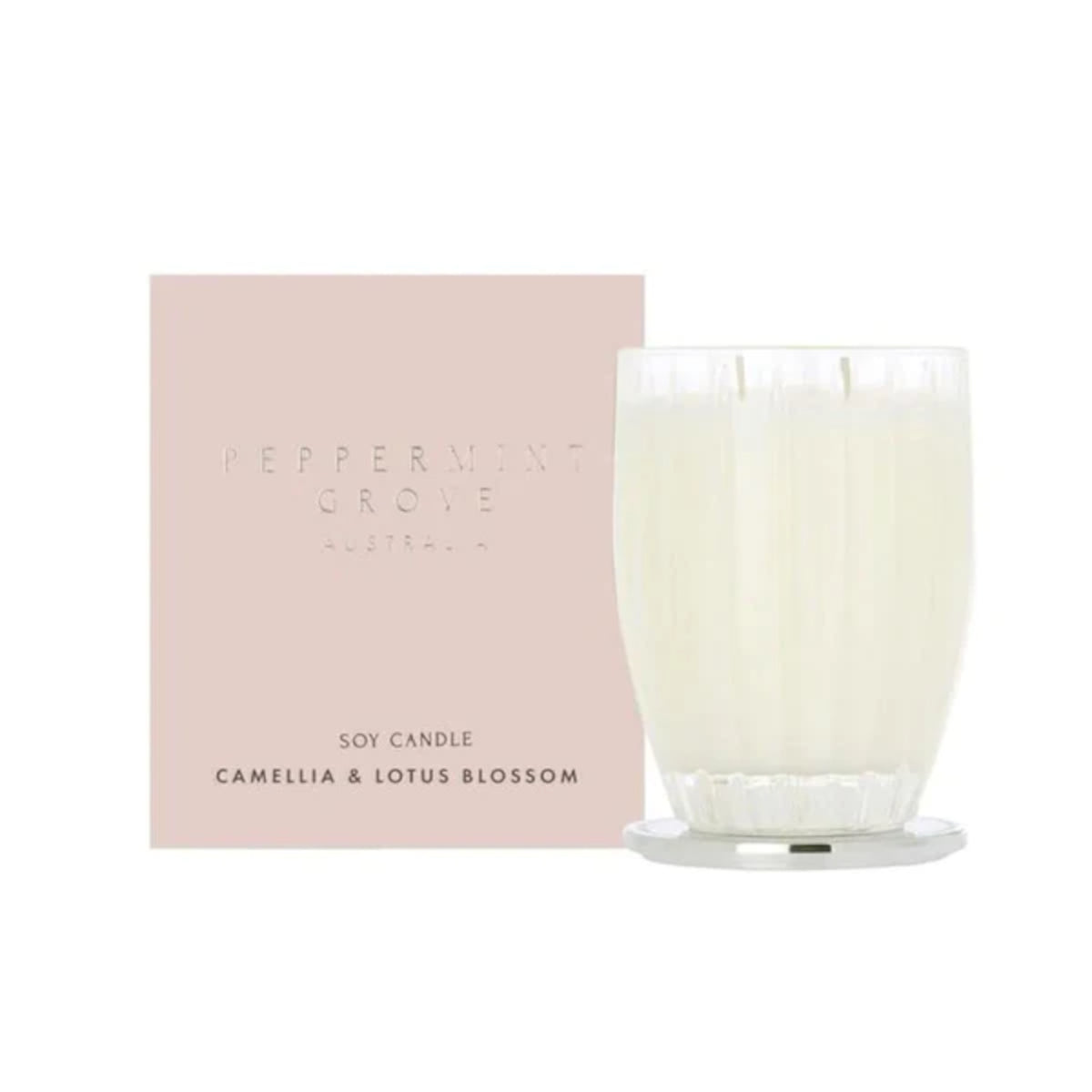 Peppermint Grove Australia Camellia & Lotus Blossom Candle 370g | Minimax