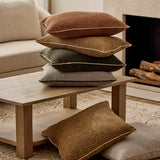 Madras Link Casey Dark Green Textured Cushion 55cm