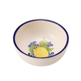 Ceramiche Cuore Sicilian Lemon Dipping Bowl 10cm – displayed with matching set