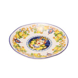 Ceramiche Cuore Sicilian Round Plate 29cm – top view of design