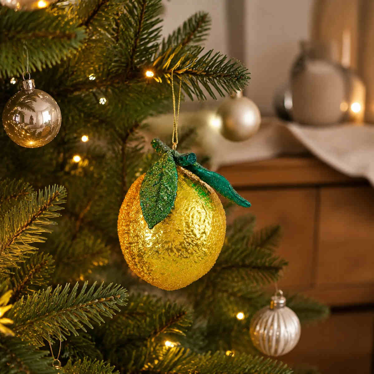 Vixen & Velvet  La Dolce Vita Lemon Hanging Decoration 11cm | Minimax