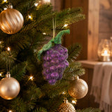Vixen & Velvet La Dolce Vita Grape Bunch Hanging Decoration 12cm | Minimax