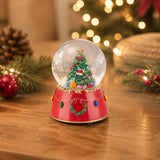 Pure Christmas Musical Tree With Ball Resin 8cm | Minimax