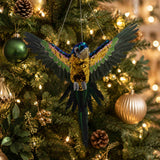 Swing Gifts Green Sequin Flying Parrot 40cm | Minimax
