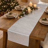 Swing Gifts Patterned Table Runner Silver 35x200cm | Minimax